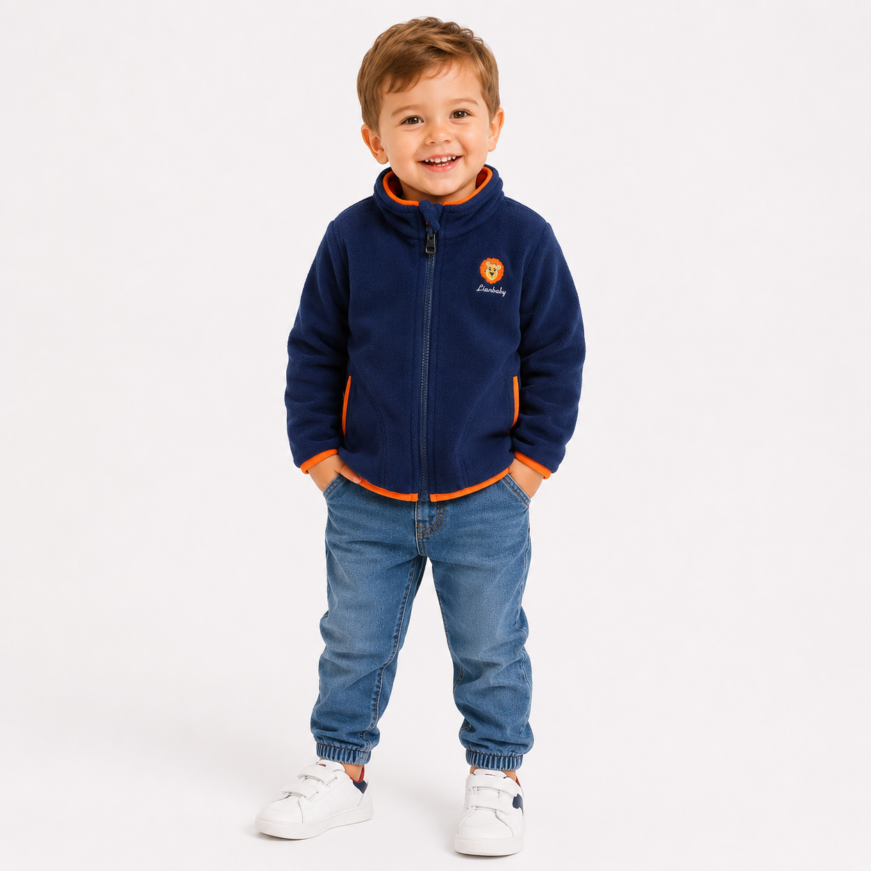 Casaco Infantil Lã Polar Macia com Capuz Aconchegante Conforto para Dias Frios