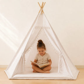 Cabana infantil dobrável e portátil, confortável e segura para leitura e brincadeiras cheias de imaginação