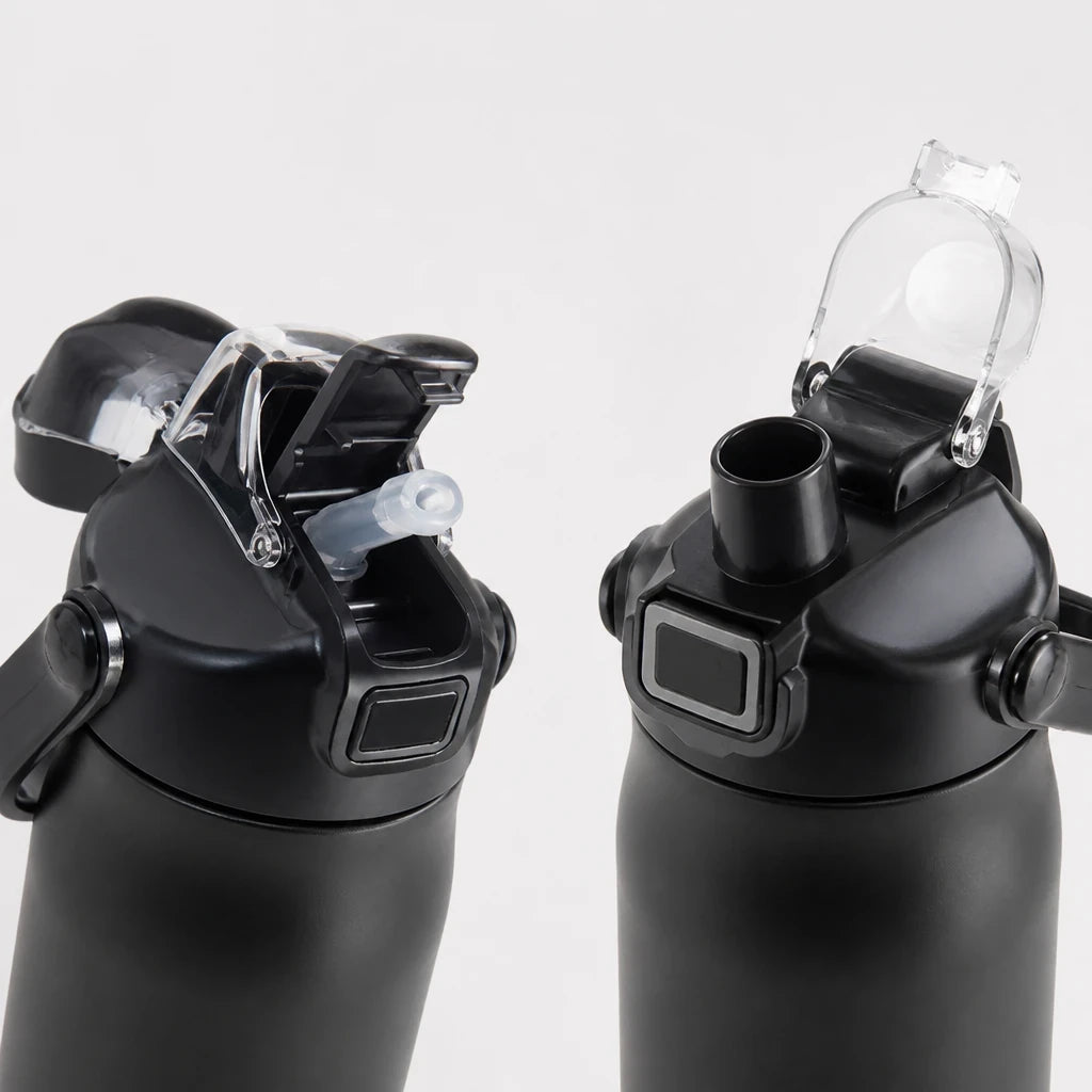 Garrafa térmica infantil com canudo inox, prática e segura para rotina, ideal para mochila infantil