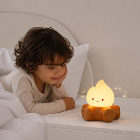 Luminária infantil recarregável com luz noturna e ruído branco para sono tranquilo, segura e estilosa para pais e avós