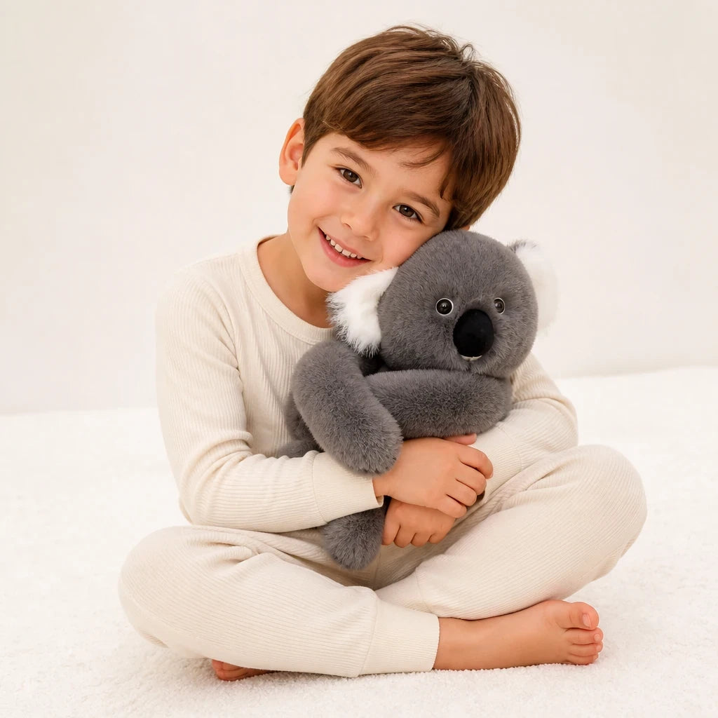 Pelúcia Infantil coala de braço longo ponderado, toque macio para sono aconchegante e conforto seguro para a criança
