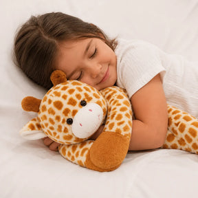 Pelúcia Infantil girafa de braço longo, toque macio e peso aconchegante para sono seguro e confortável
