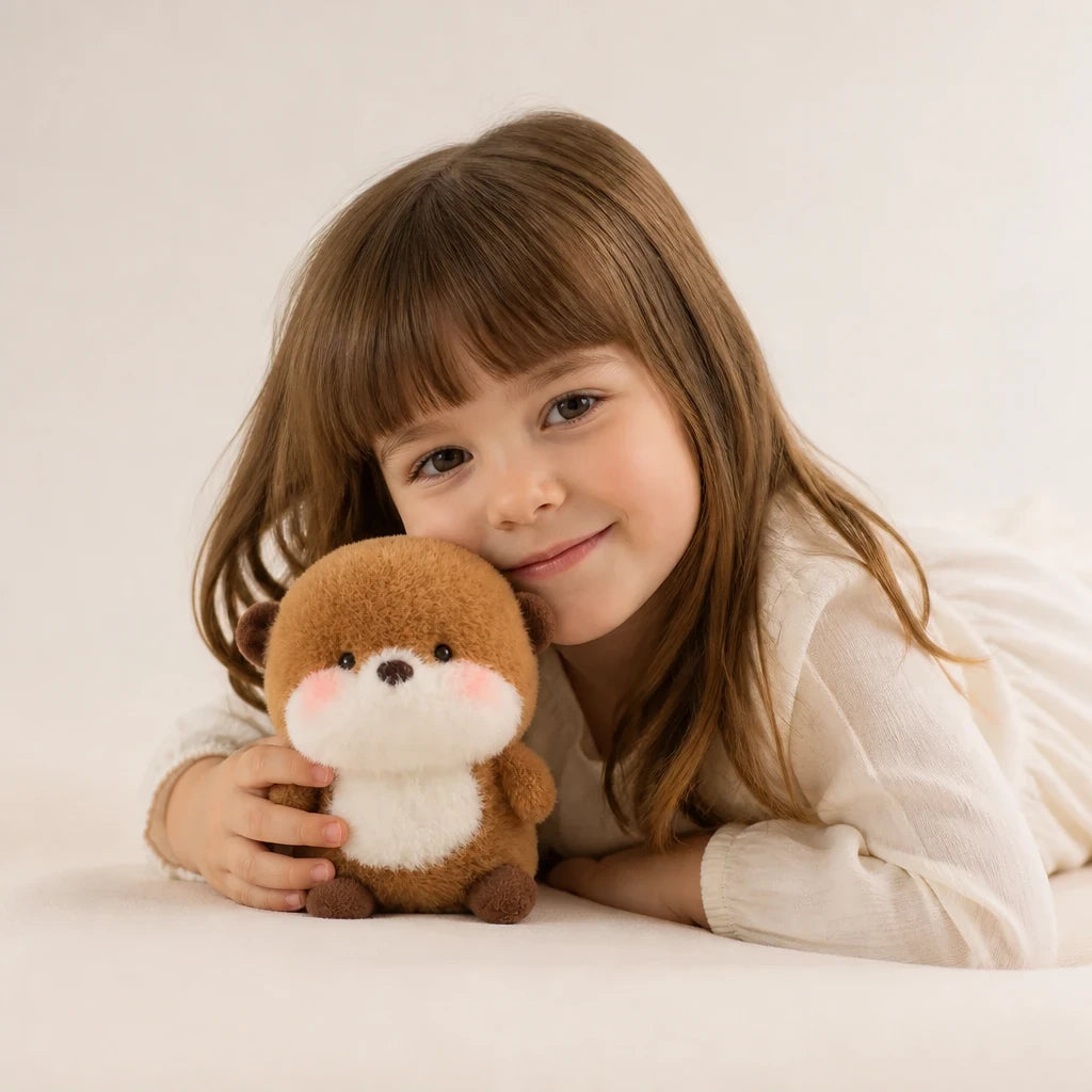 Pelúcia Infantil capivara super macia, companheira de sono aconchegante ideal como presente carinhoso