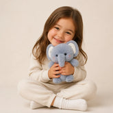Pelúcia Infantil elefante super macia, companheira de sono aconchegante para conforto e carinho das crianças