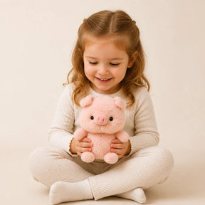 Pelúcia Infantil porquinho super macia e aconchegante, companheira de sono perfeita para crianças