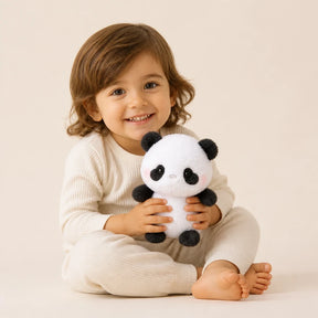 Pelúcia infantil panda super macia, companheira de sono aconchegante para conforto e carinho das crianças